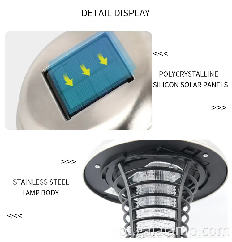 Lâmpada de Mosquito Solar Eco-Amigável